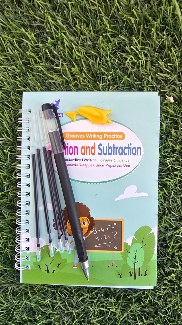 Addition and Subtraction book with pen and ink refills